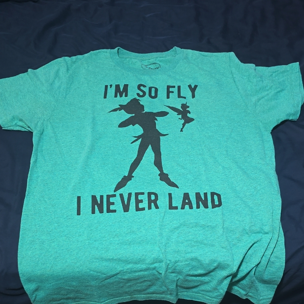 Disney Teal Peter Pan Graphic Tee